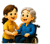 車椅子での移動サポート